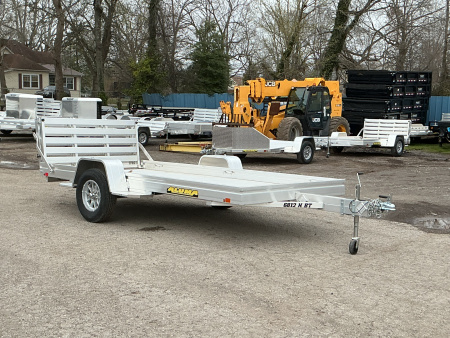 New 2026 ALUMA 6812H-S-BT 68  x 12' Aluminum Utility Utility Trailer