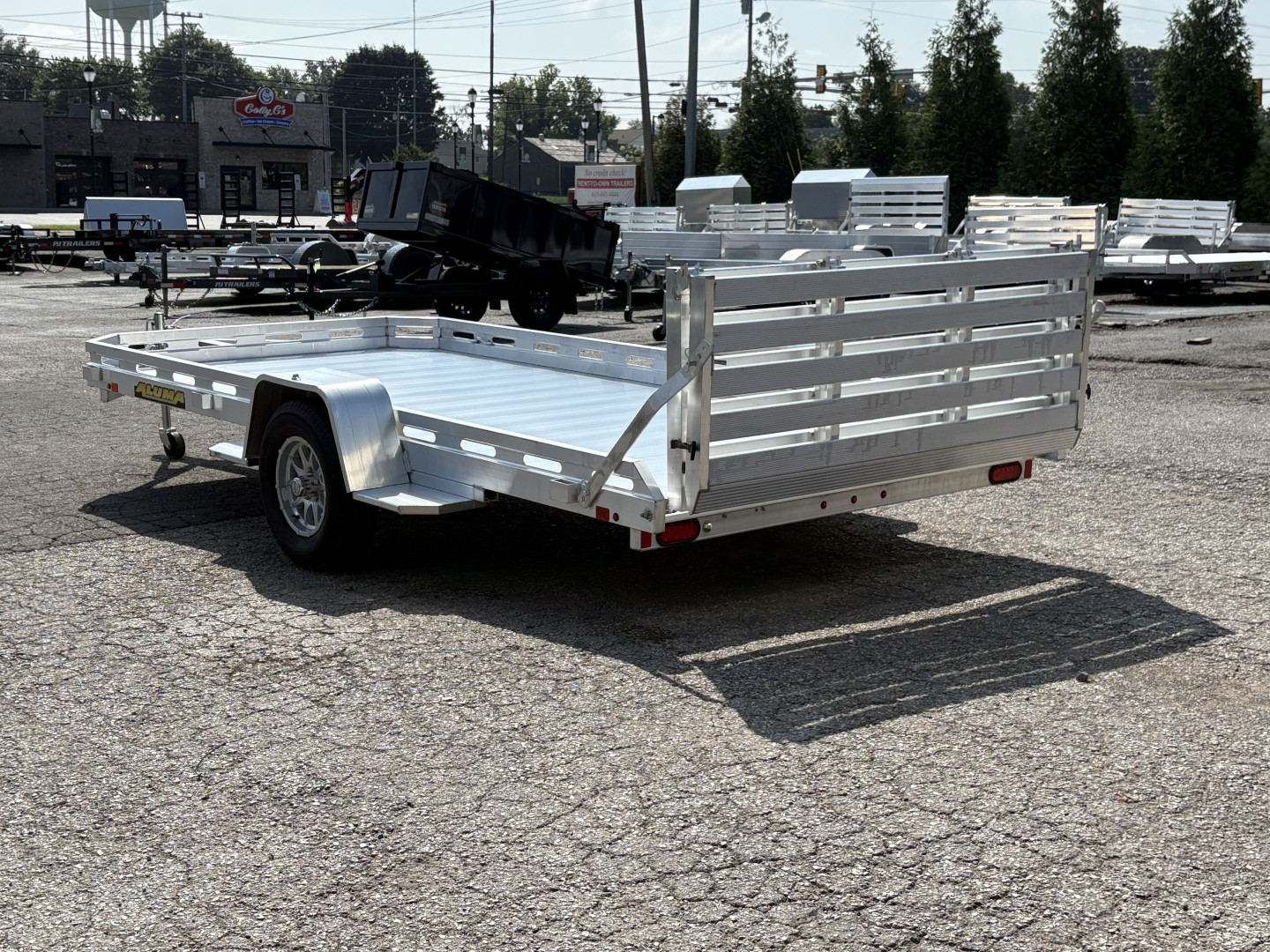 New 2026 ALUMA 7814S-BT 78" x 14' Aluminum Utility Trailer