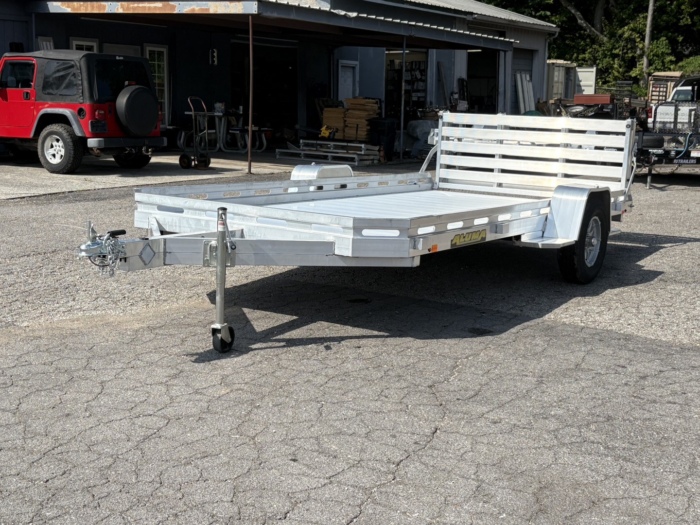 New 2026 ALUMA 7814S-BT 78" x 14' Aluminum Utility Trailer