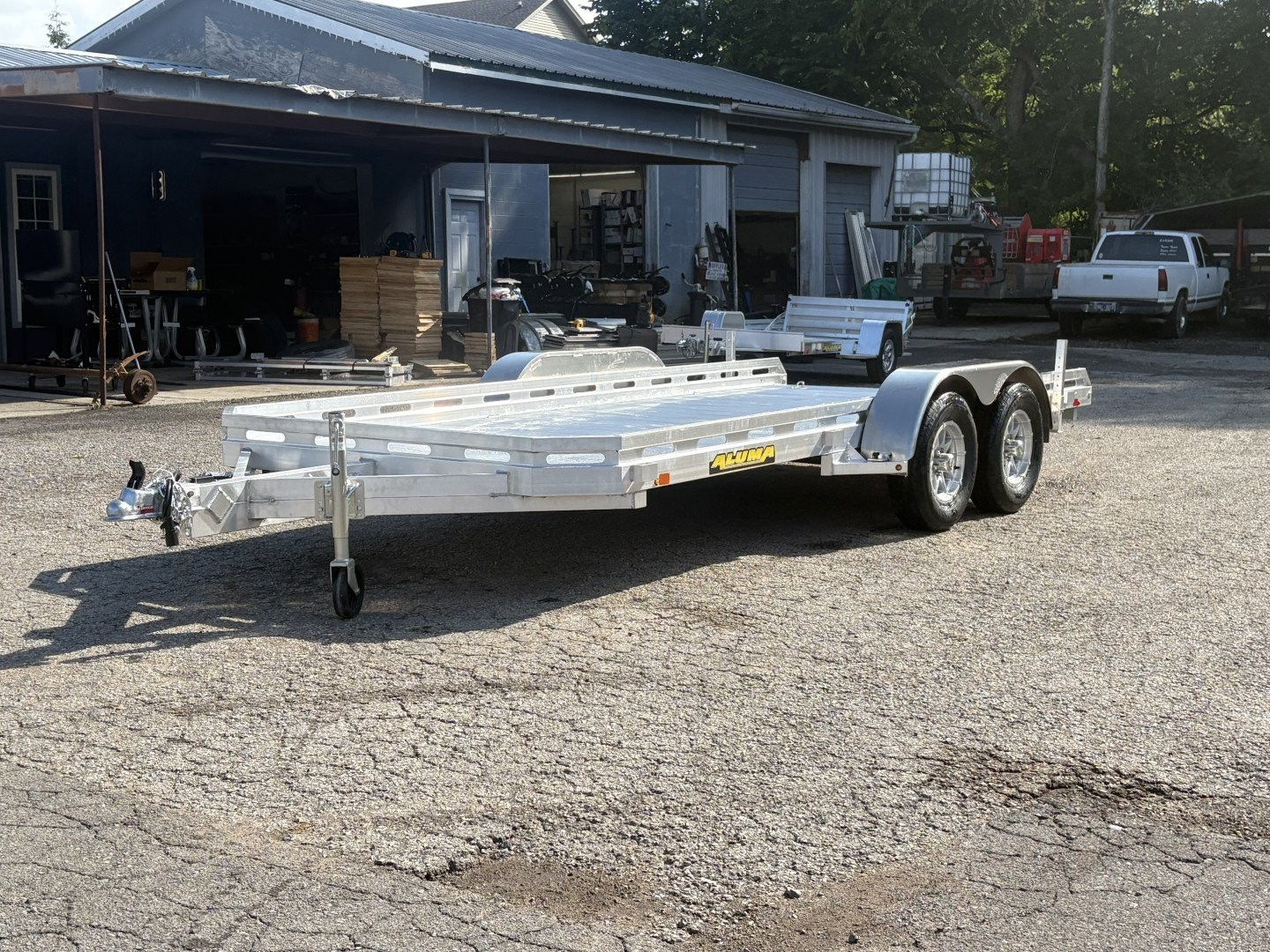 New 2026 ALUMA 7816TA-EL-R 78" x 16' Aluminum Utility Utility Trailer