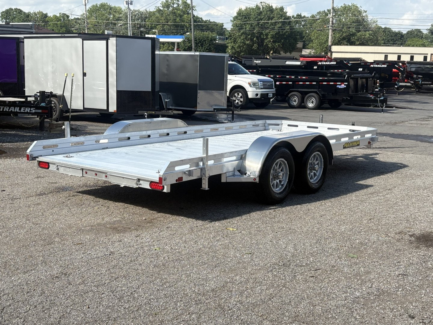 New 2026 ALUMA 7816TA-EL-R 78" x 16' Aluminum Utility Utility Trailer
