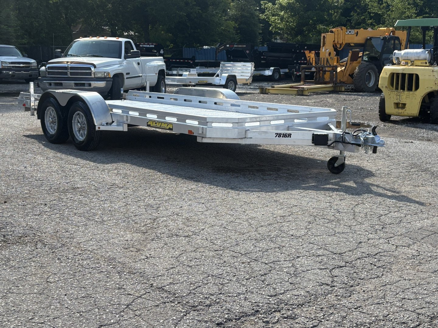 New 2026 ALUMA 7816TA-EL-R 78" x 16' Aluminum Utility Utility Trailer