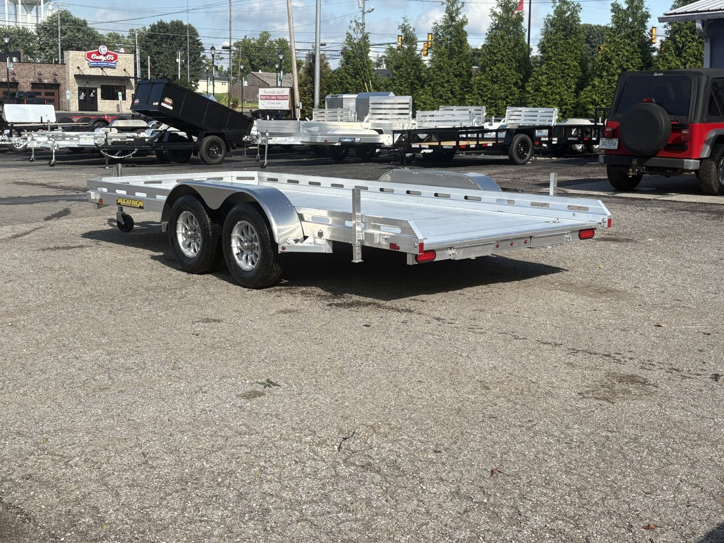 New 2026 ALUMA 7816TA-EL-R 78" x 16' Aluminum Utility Utility Trailer