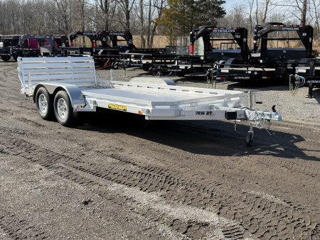New 2026 ALUMA 7816TA-EL-BT 78  x 16' Aluminum Utility Utility Trailer