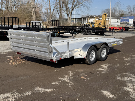 New 2026 ALUMA 7816TA-EL-BT 78" x 16' Aluminum Utility Utility Trailer