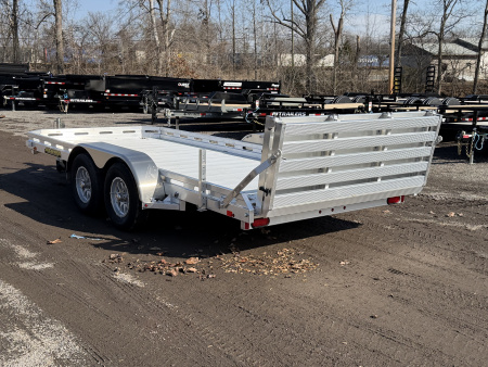 New 2026 ALUMA 7816TA-EL-BT 78" x 16' Aluminum Utility Utility Trailer