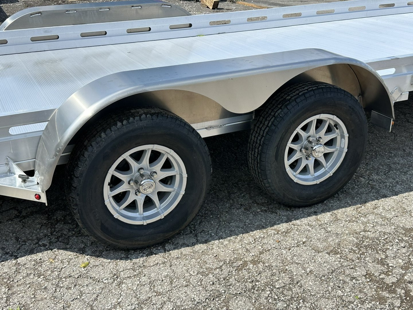 New 2026 ALUMA 7824TA-EL-BT 78" x 24' Aluminum Utility Utility Trailer