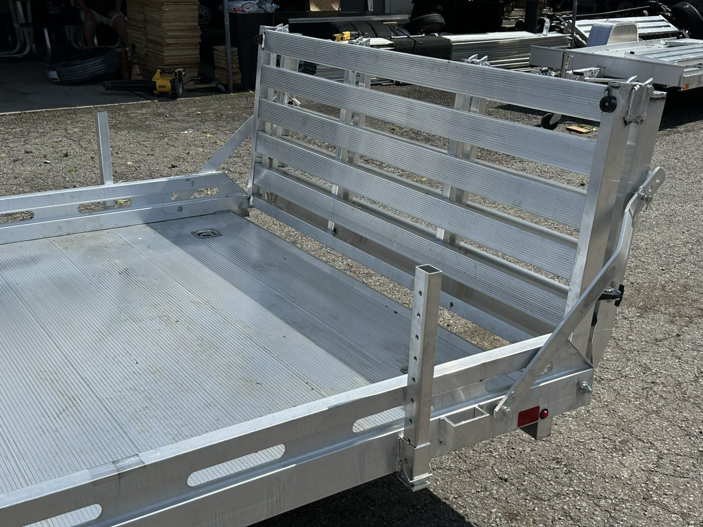 New 2026 ALUMA 7824TA-EL-BT 78" x 24' Aluminum Utility Utility Trailer