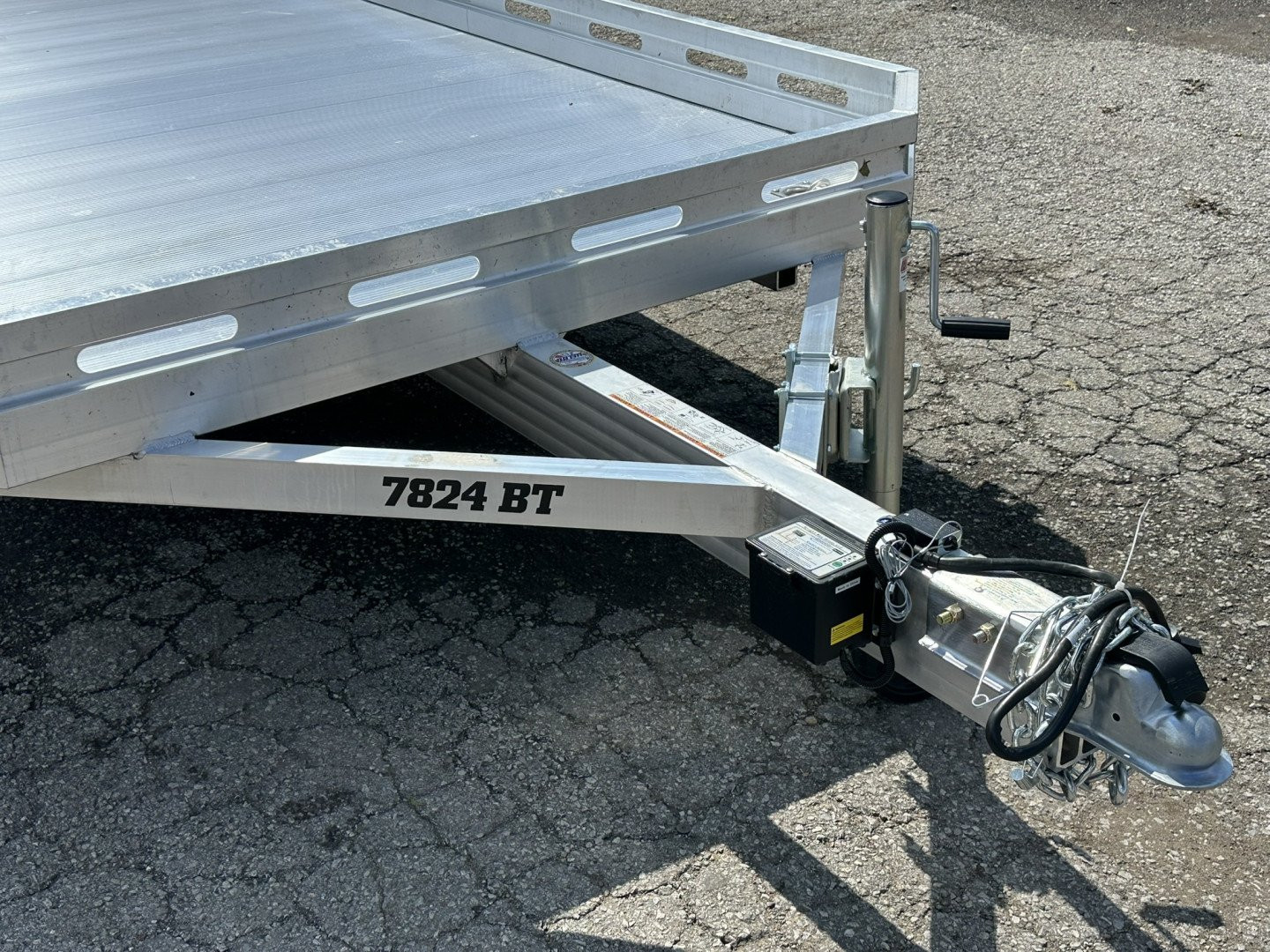 New 2026 ALUMA 7824TA-EL-BT 78" x 24' Aluminum Utility Utility Trailer