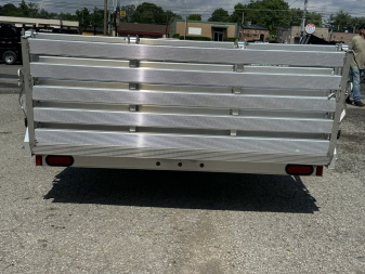 New 2026 ALUMA 7824TA-EL-BT 78" x 24' Aluminum Utility Utility Trailer