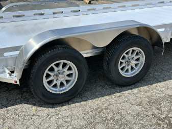 New 2026 ALUMA 7824TA-EL-BT 78" x 24' Aluminum Utility Utility Trailer