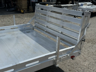 New 2026 ALUMA 7824TA-EL-BT 78" x 24' Aluminum Utility Utility Trailer