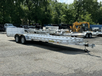 New 2026 ALUMA 7824TA-EL-BT 78  x 24' Aluminum Utility Utility Trailer