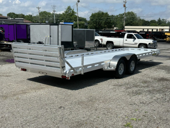 New 2026 ALUMA 7824TA-EL-BT 78" x 24' Aluminum Utility Utility Trailer