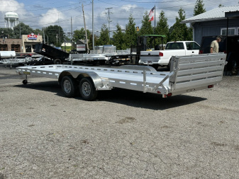 New 2026 ALUMA 7824TA-EL-BT 78" x 24' Aluminum Utility Utility Trailer