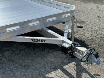 New 2026 ALUMA 7824TA-EL-BT 78" x 24' Aluminum Utility Utility Trailer