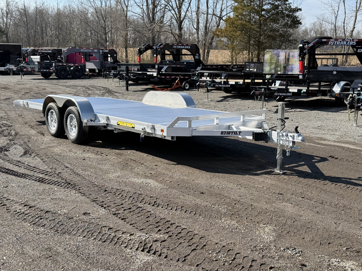 New 2026 ALUMA 8218-TILT 82" x 18' 7K Tilt Tilt Trailer
