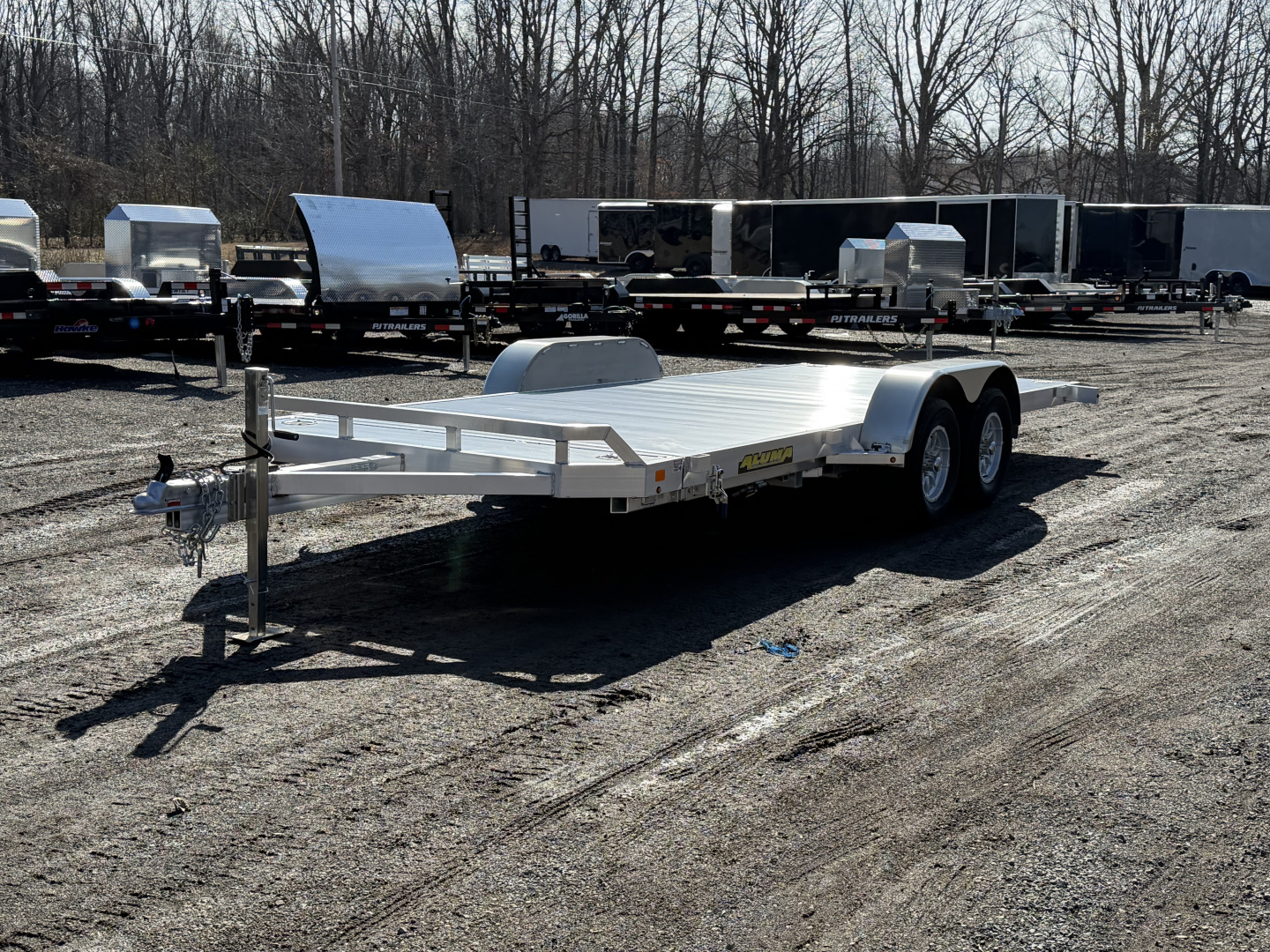 New 2026 ALUMA 8218-TILT 82" x 18' 7K Tilt Tilt Trailer