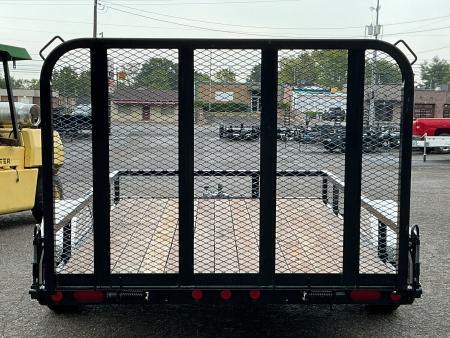 New 2024 PJ TRAILERS 77" x 10' Single Axle Channel (U7) Utility Trailer