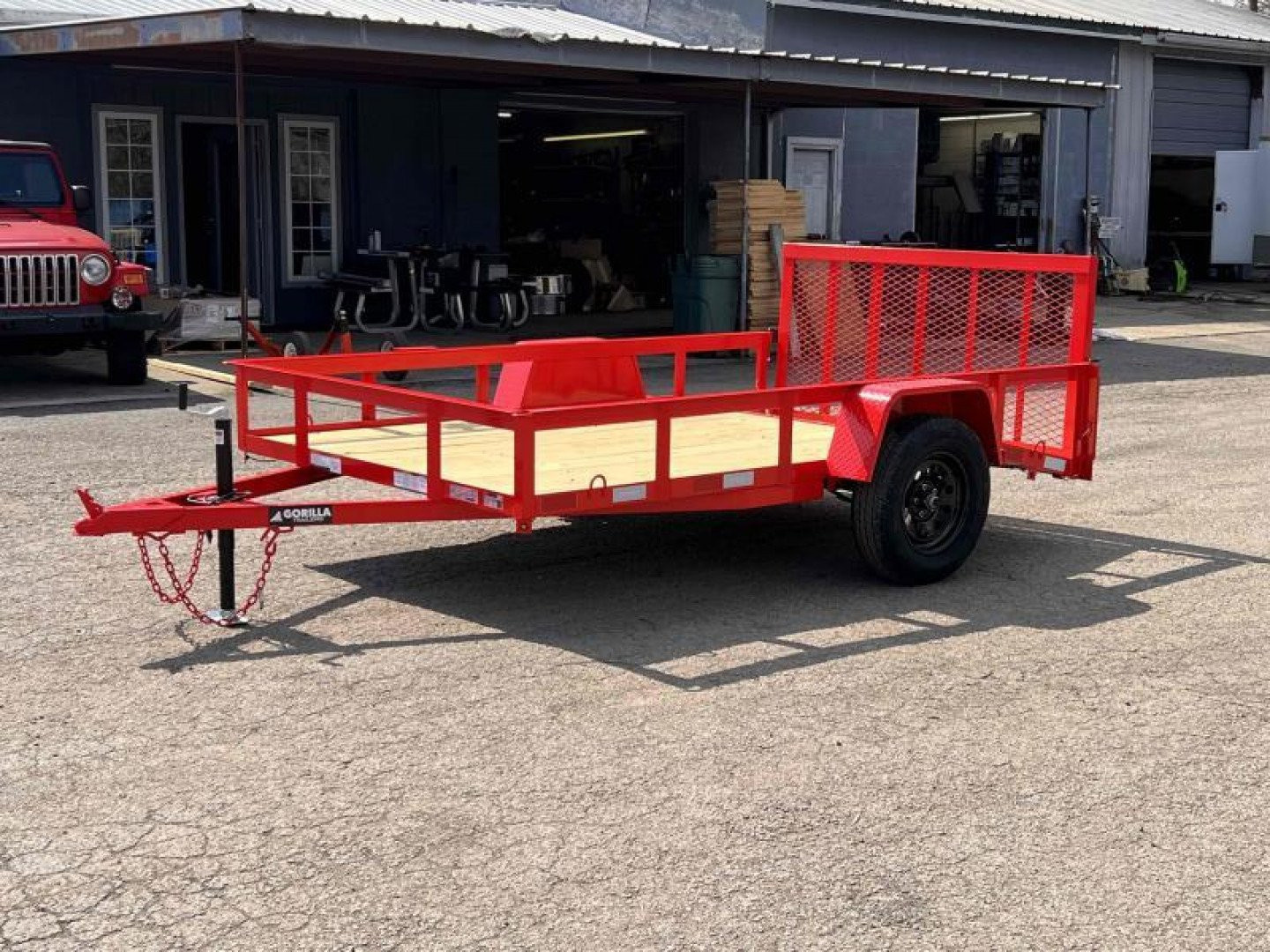 New 2024 GORILLA TRAILERS 6'4" x 10' Single Axle Utility Trailer