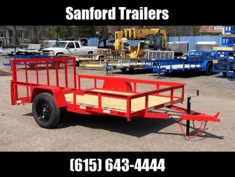 New 2024 GORILLA TRAILERS 6'4  x 10' Single Axle Utility Trailer