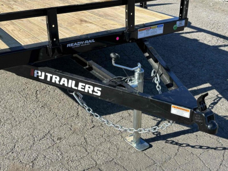 New 2024 PJ TRAILERS 77" x 10' Single Axle Channel Utility (U7) Utility Trailer