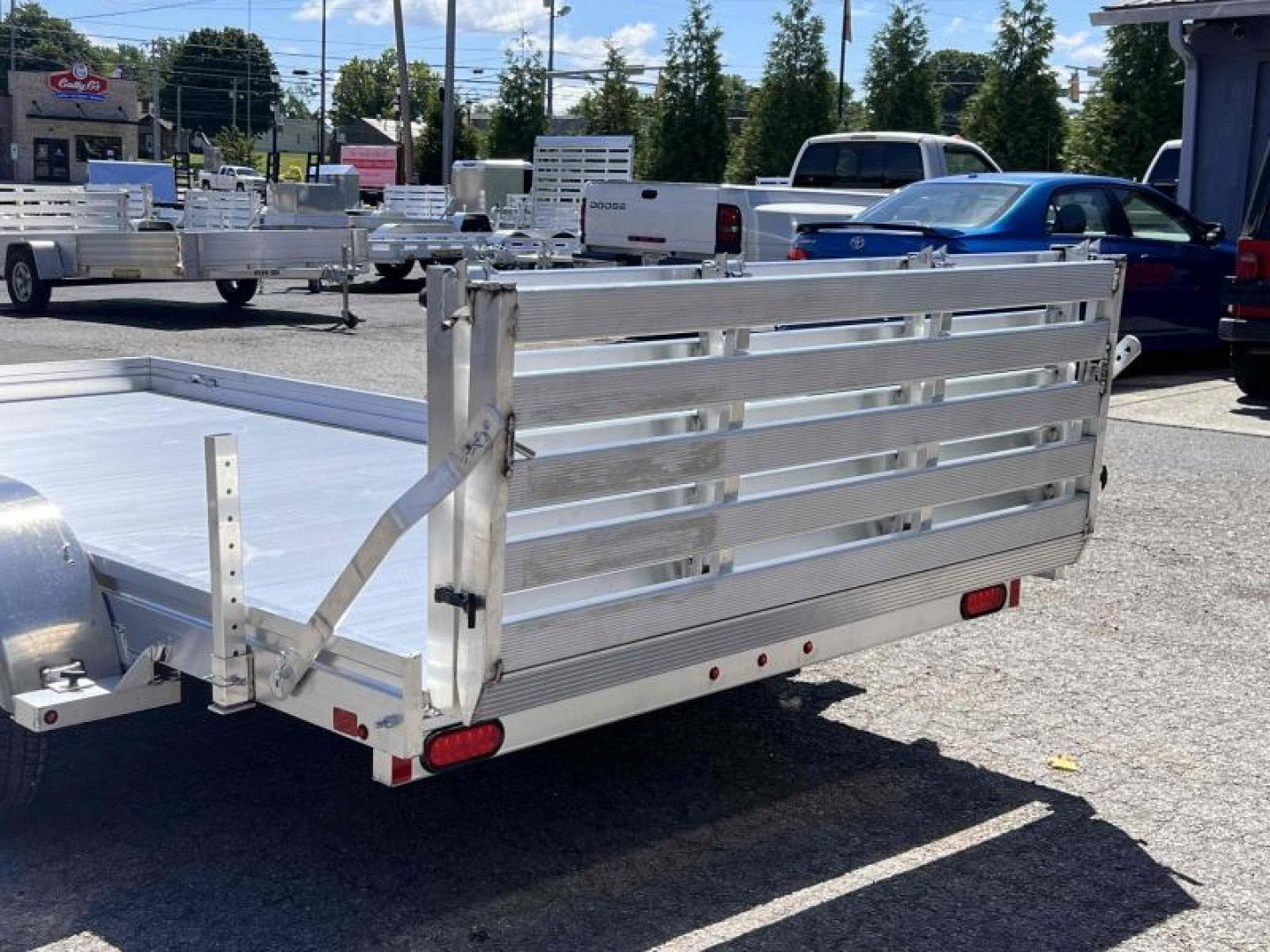 New 2025 ALUMA 7814TA-ESA 78" x 14' Utility Trailer