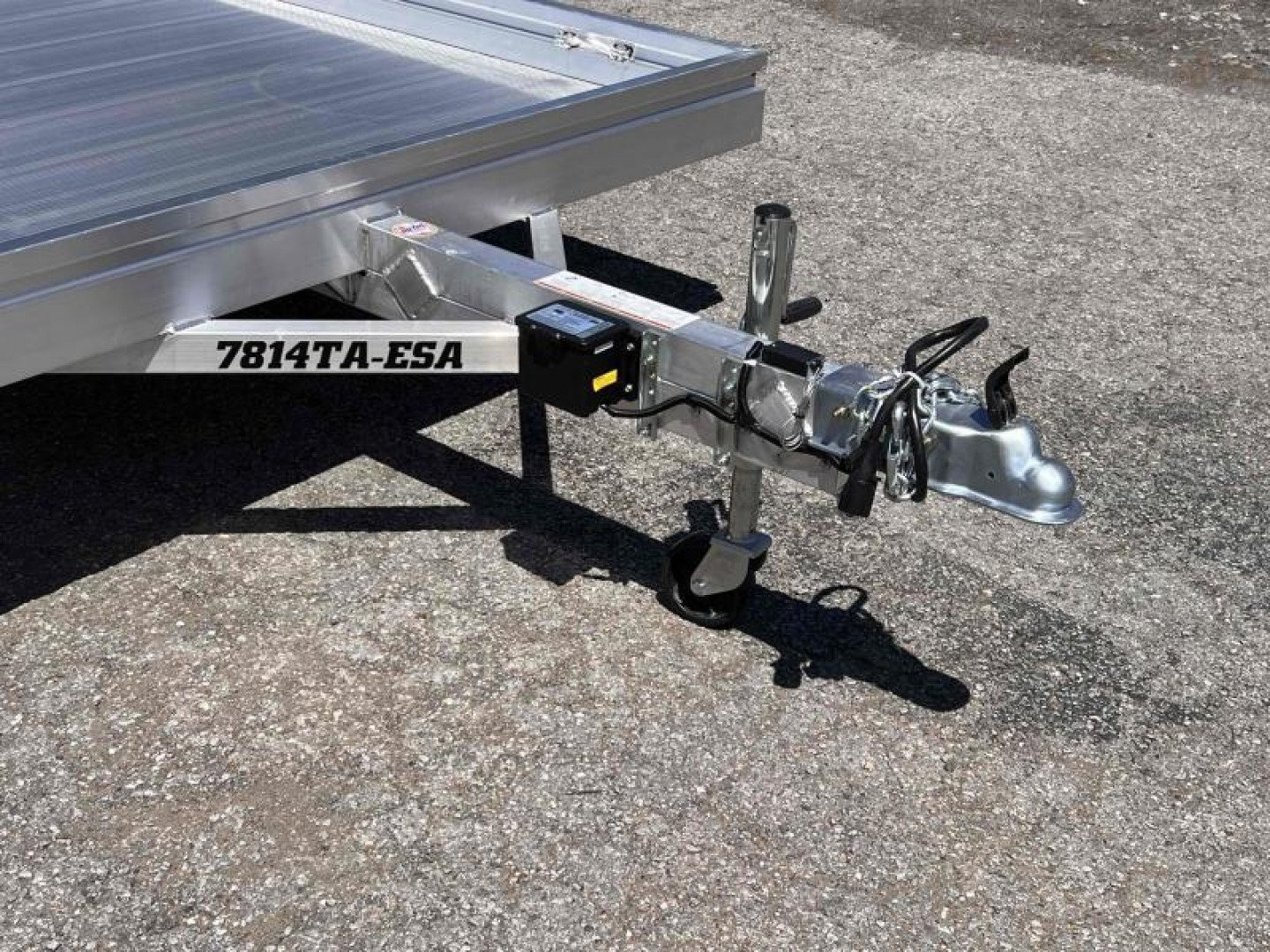 New 2025 ALUMA 7814TA-ESA 78" x 14' Utility Trailer