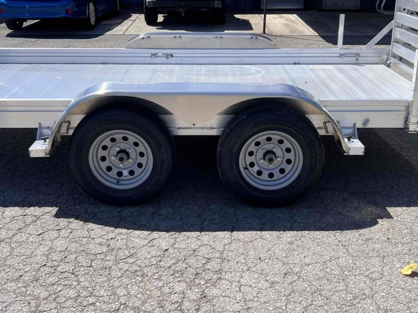 New 2025 ALUMA 7814TA-ESA 78" x 14' Utility Trailer