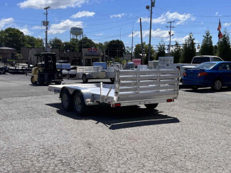 New 2025 ALUMA 7814TA-ESA 78" x 14' Utility Trailer