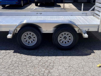 New 2025 ALUMA 7814TA-ESA 78" x 14' Utility Trailer
