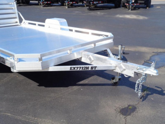 New 2025 ALUMA EX7712H-BT 77" x 12' Executive Series Utility Trailer