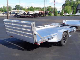 New 2025 ALUMA EX7712H-BT 77" x 12' Executive Series Utility Trailer