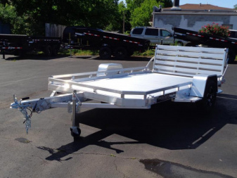 New 2025 ALUMA EX7712H-BT 77" x 12' Executive Series Utility Trailer