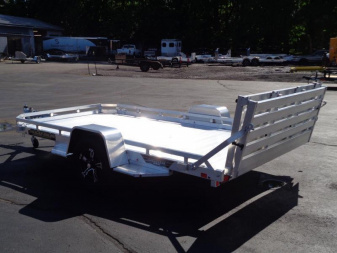 New 2025 ALUMA EX7712H-BT 77" x 12' Executive Series Utility Trailer