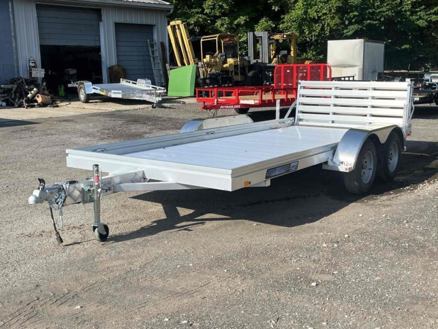 New 2025 ALUMA 7816TA-ESA 78" x 16' Utility Trailer