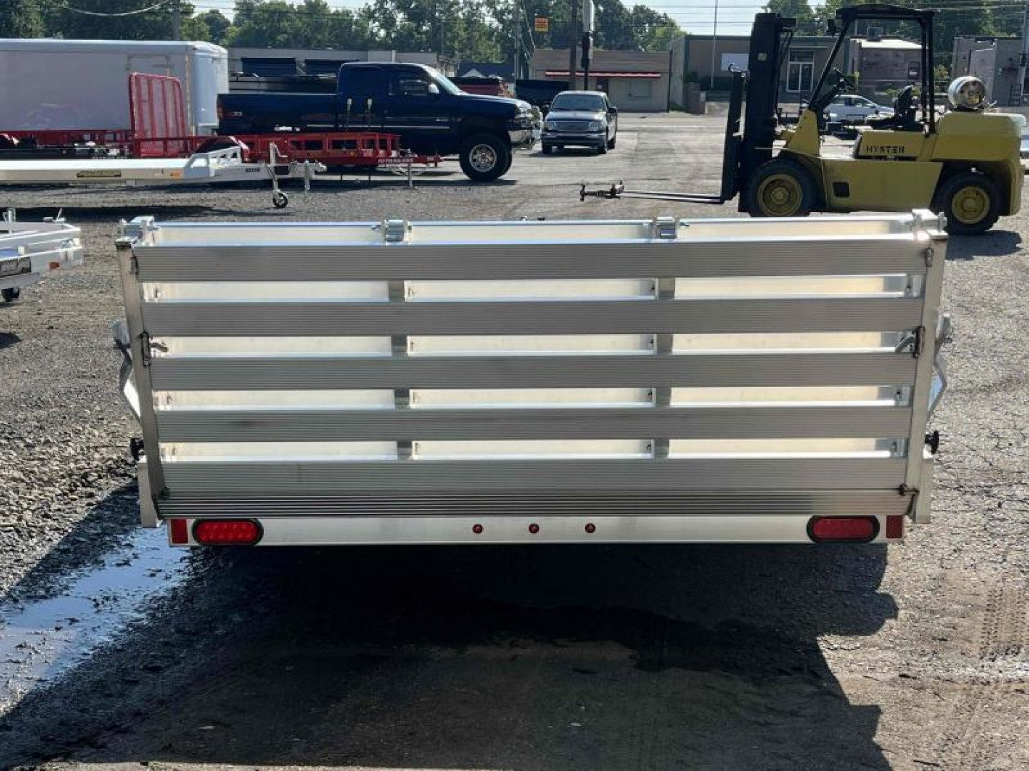 New 2025 ALUMA 7816TA-ESA 78" x 16' Utility Trailer
