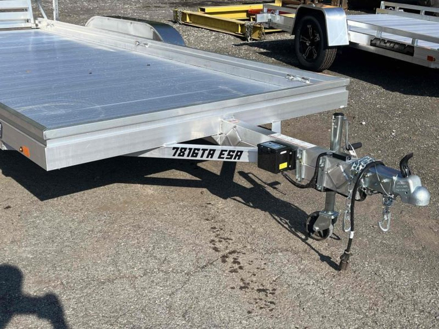 New 2025 ALUMA 7816TA-ESA 78" x 16' Utility Trailer