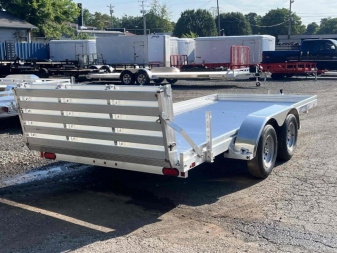 New 2025 ALUMA 7816TA-ESA 78" x 16' Utility Trailer
