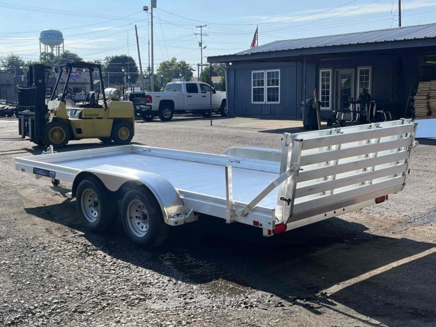 New 2025 ALUMA 7816TA-ESA 78" x 16' Utility Trailer