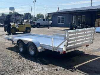 New 2025 ALUMA 7816TA-ESA 78" x 16' Utility Trailer
