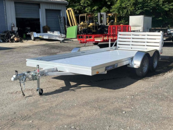 New 2025 ALUMA 7816TA-ESA 78" x 16' Utility Trailer