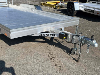New 2025 ALUMA 7816TA-ESA 78" x 16' Utility Trailer