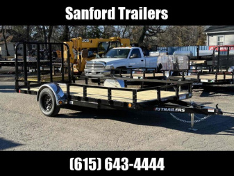 New 2024 PJ TRAILERS 77  x 14' Single Axle Channel Utility (U7) Utility Trailer