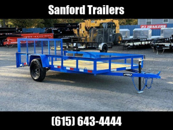 New 2024 GORILLA TRAILERS 6'4  x 12' Single Axle Utility Trailer