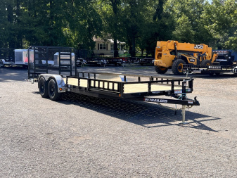 New 2025 PJ TRAILERS 83  x 22' Tandem Axle Channel (UL) 10K GVWR Utility Trailer