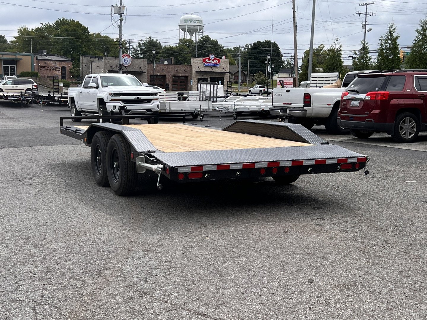 New 2025 PJ TRAILERS 102" x 18' - 5" Channel Buggy Hauler (B5) - 10K GVWR Car / Racing Trailer
