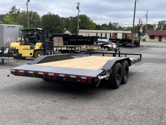 New 2025 PJ TRAILERS 102" x 18' - 5" Channel Buggy Hauler (B5) - 10K GVWR Car / Racing Trailer