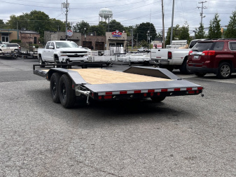 New 2025 PJ TRAILERS 102" x 18' - 5" Channel Buggy Hauler (B5) - 10K GVWR Car / Racing Trailer