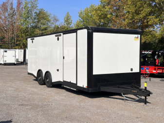 New 2025 COVERED WAGON TRAILERS 8.5' x 24' x 7' Black Gold Race Cargo / Enclosed Trailer
